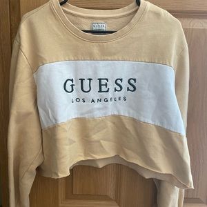 Guess cropped crew neck